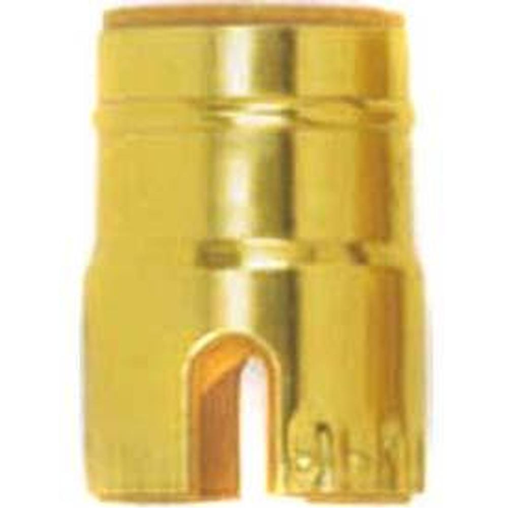 Satco Polished Nickel Solid Brass Metal Shell For