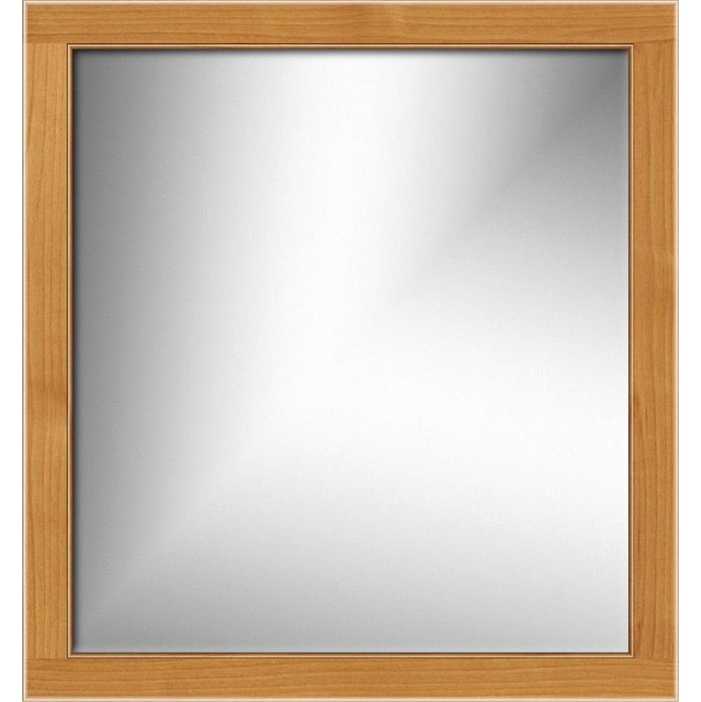 Strasser Woodenworks 30 X 0.75 X 32 Simplicity Framed Mirror Rounded Nat Alder