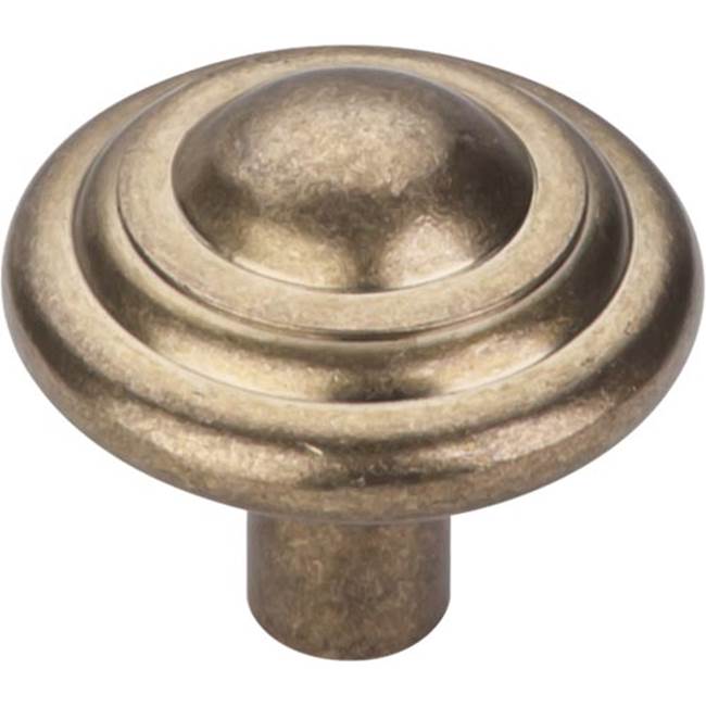 Top Knobs Aspen Button Knob 1 3/4 Inch Light Bronze