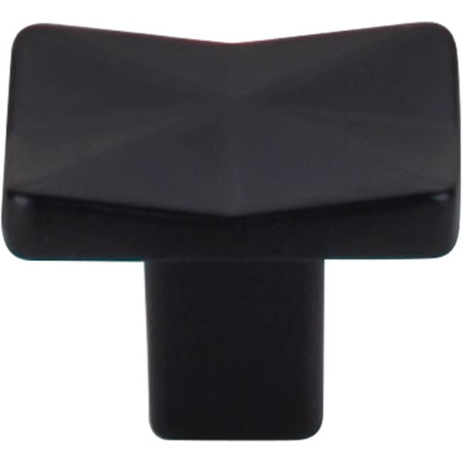Top Knobs Quilted Knob 1 1/4 Inch Flat Black