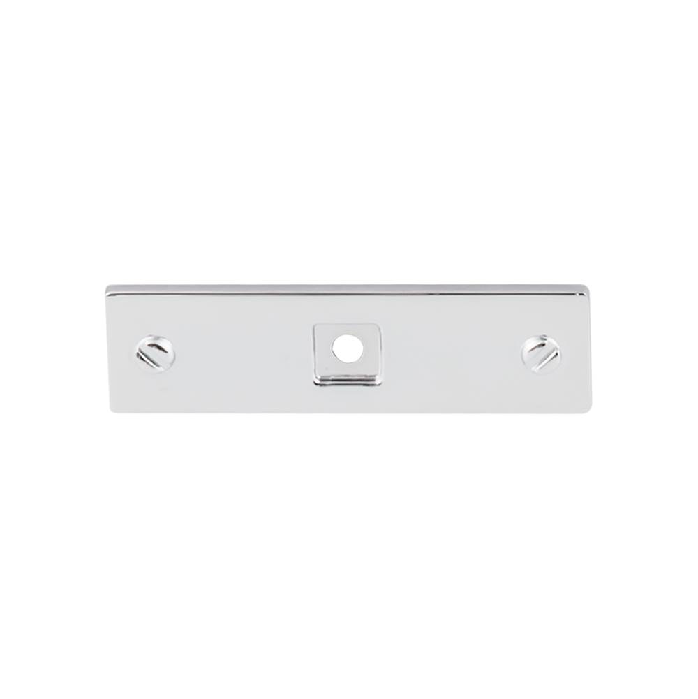 Top Knobs Channing Backplate 3 Inch Polished Chrome