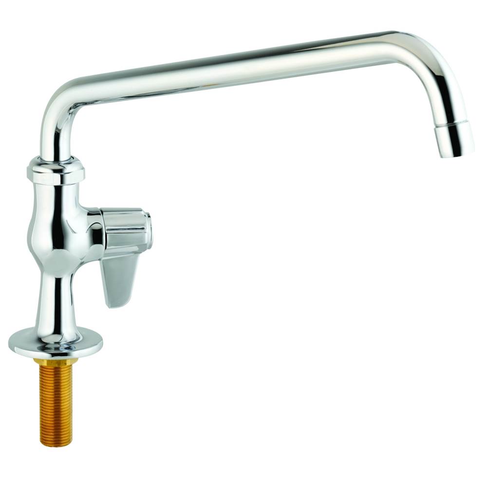 T&S Brass Faucet, Single Hole, 14'' Swing Nozzle equip