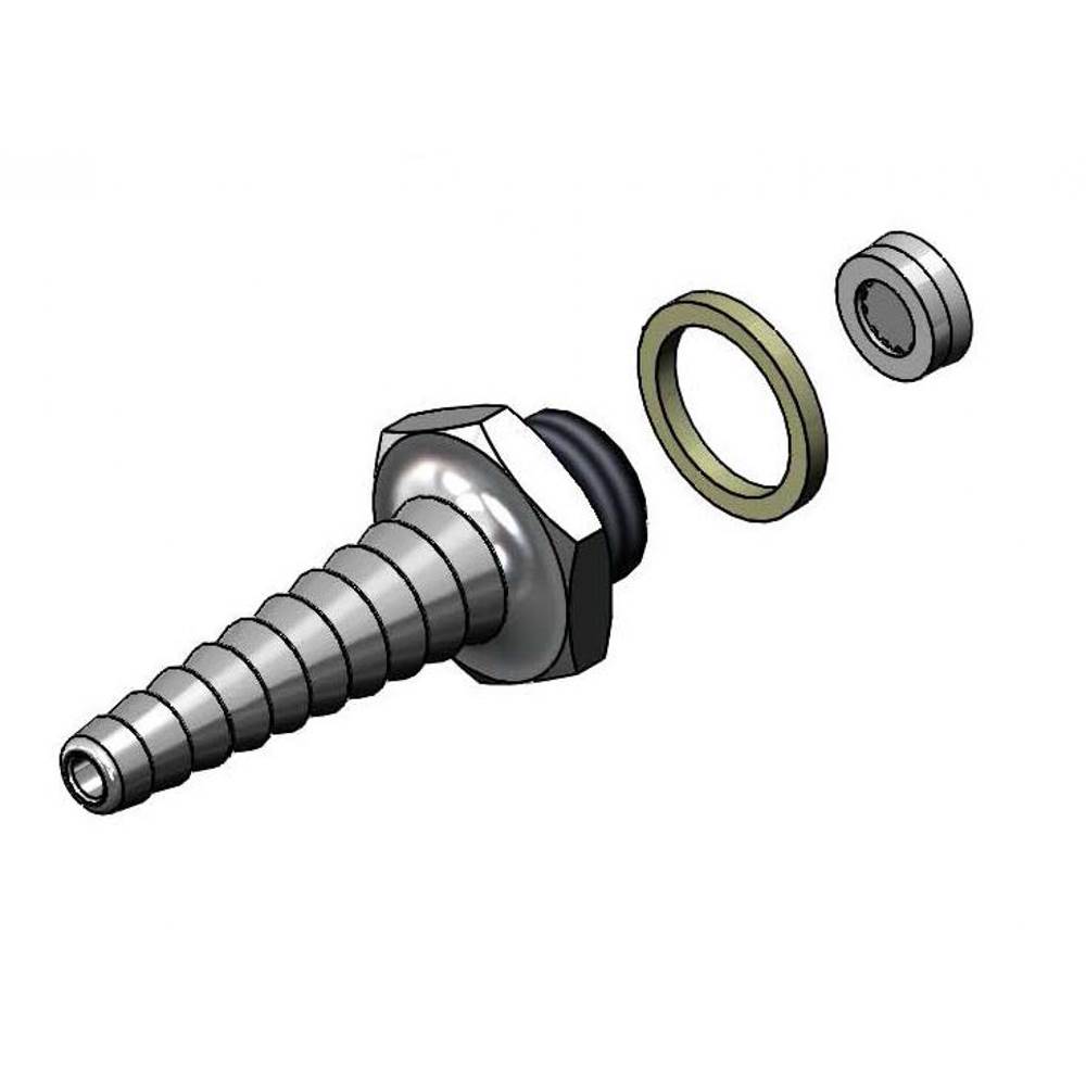 T&S Brass Serrated Hose End w/ 0.5 Gpm Flow Disc